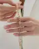 Taşlı Gurmet Zincirli Mix Bileklik