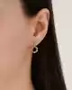 Çift Kullanımlı Taşlı Altın Küpe