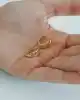 Taşlı İkili Halka Küpe