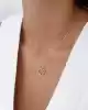 Taşlı İkili Kalp Kolye