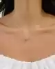 Taşlı Kalp Kolye