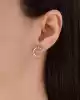 Taşlı Luna Küpe