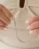 Taşlı Markiz Kesim Altın Bileklik