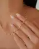 Taşlı Mini Ataç Zincir Kolye