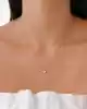 Taşlı Mini Kalp Kolye