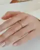 Taşlı Mini Zincir Yüzük