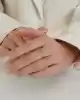 Taşlı Mini Zincir Yüzük