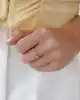 Taşlı Minimal Altın Yüzük