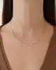 Taşlı Minimal Zincir Kolye