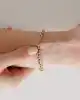 Taşlı Prizma Zincir Bileklik