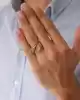 Taşlı Şövalye Altın Erkek Yüzük