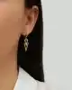 Taşlı Üçgen Küpe