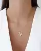 Taşlı Üçgen Model Kolye