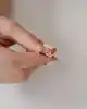 Taşlı Yaprak Küpe
