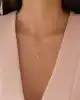 Tektaşlı Kalp Kolye