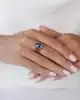 Topaz Taşlı Altın Yüzük
