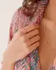 Üç Çizgi Taşlı Altın Yüzük