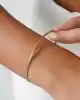 Üç Renk Burgu Altın Kelepçe Bileklik