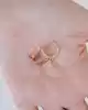 Üçgen Pullu Shakira Altın Küpe