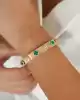 Altın Yonca Kelepçe Bileklik