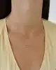 Yeşil Taşlı Damla Kolye