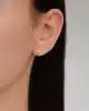 Yıldız Altın Daire Küpe