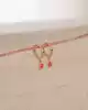Yıldızlı Altın Çocuk Küpe
