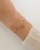 Yonca Sallantılı Ataç Zincir Bileklik