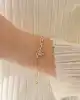 Yonca Sallantılı Ataç Zincir Bileklik