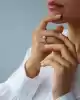 Beyaz Altın Tektaş Yüzük