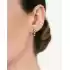 Mix Eskitme Altın Küpe