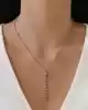 Altın Püskül Uçlu Kolye