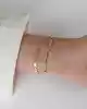 Balıksırtı Zincir Model Altın Saat