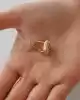 Beyaz Mineli Kutup Yıldızı Küpe