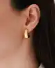 Bold Halka Altın Küpe