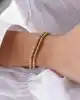 Çift Sıra Kafes Zincir Bileklik