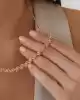 Dorika Detaylı Altın Zincir Kolye