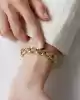 Dorika Toplu Altın Zincir Bileklik
