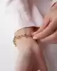 Halkalı Altın Zincir Bileklik