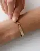 Hasır Görünümlü Altın Bileklik