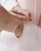 Kalp Sallantılı Mix Zincir Bileklik
