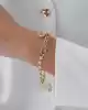 Kalp Yıldız Sallantılı Mix Zincir Bileklik