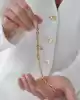 Kalp Yıldız Sallantılı Mix Zincir Bileklik