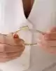 Lila Sarmal Kelepçe Bileklik