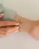 Mini Halkalı Altın Zincir Bileklik