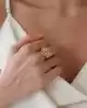 Mix Baget Taşlı Yüzük