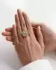 Mix Baget Taşlı Yüzük