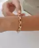 Mix Oval Ataç Zincir Bileklik