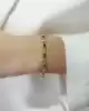 Pembe Taşlı Altın Bileklik