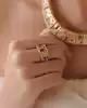Renkli Taşlı Altın Yüzük